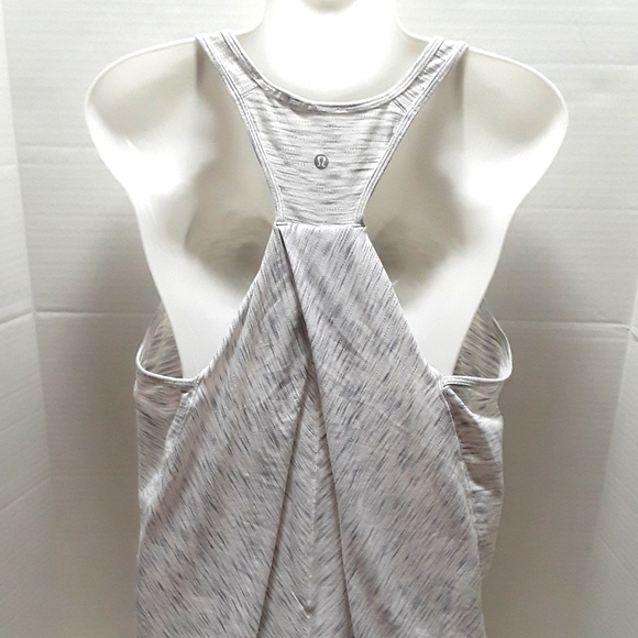 lululemon athletica Tops - Lululemon Womens Racer Back Tank Top Heather Grey